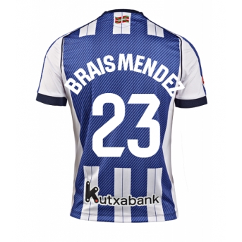 Billige Fotballdrakt Real Sociedad Brais Mendez #23 Replika Hjemmedrakt 2025-26 Kortermet